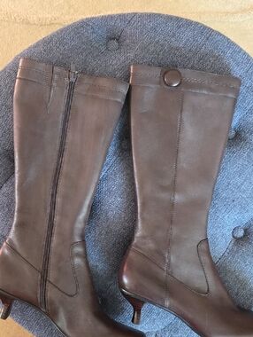 NWOB Kenneth Cole Reaction For J.Jill Women’s Brown Mid-Calf Leather Boots